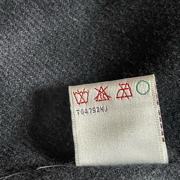 Vintage Tip Top Black Lined Trench Coat Size 36 - Picture 12 of 16